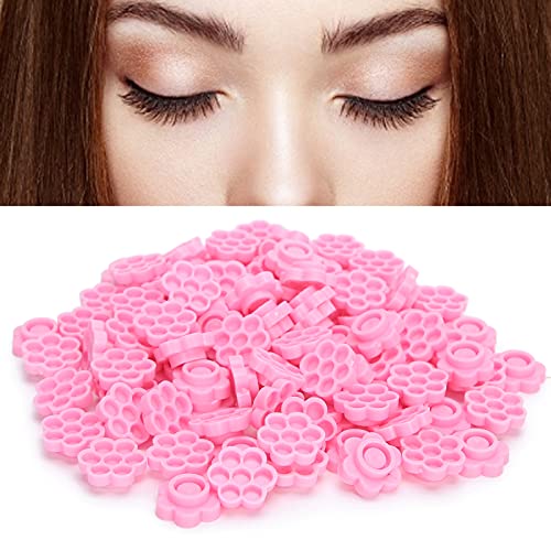 Flower Shape Glue Cup, Grafting Eyelash Tools False Eyelashes and Adhesives S...