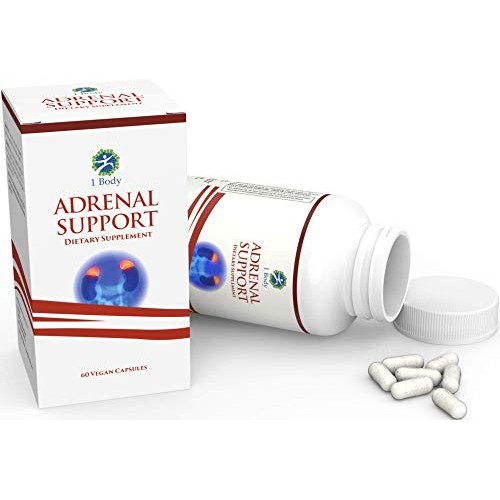 Adrenal Support Ashwagandha Capsules - Cortisol Manager - A Supplement contai...