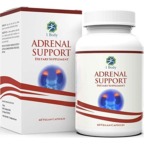 Adrenal Support Ashwagandha Capsules - Cortisol Manager - A Supplement contai...