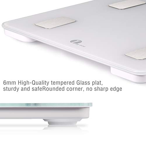 1 BY ONE Scale for Body Weight, Smart Body Fat Scale, Digital Bathroom Weighi...