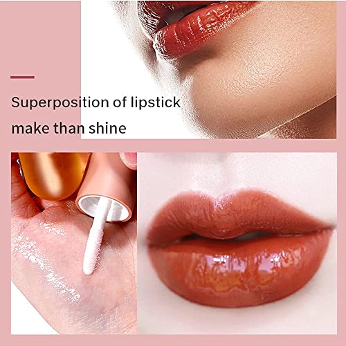 Lip Plumper Set, Day and Night Lip Plumper Gloss/Plumping Lip Balm/Lip Cosmet...