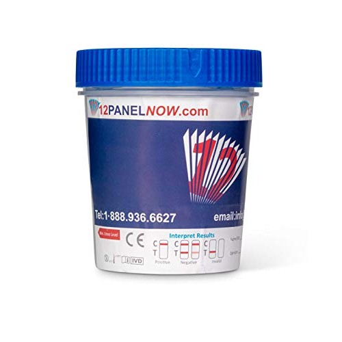 13 Panel Drug Test Cups, Detects: AMP, BAR, BUP, BZO, COC, MAMP (MET), MDMA, ...
