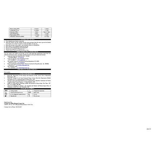 13 Panel Drug Test Cups, Detects: AMP, BAR, BUP, BZO, COC, MAMP (MET), MDMA, ...