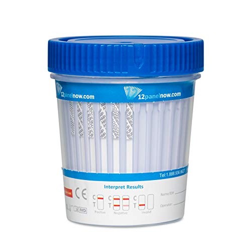 [5 Pack] 8 Panel Urine Drug Testing Kit, Tests for AMP, BUP, BZO, COC, MAMP (...