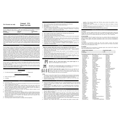 [5 Pack] Fentanyl Strips for Rapid Detection, Urinary Drug Testing, One-Step ...