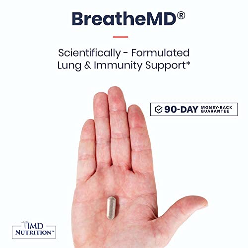 1MD Nutrition BreatheMD | Lung and Respiratory Support Supplement | Promotes ...