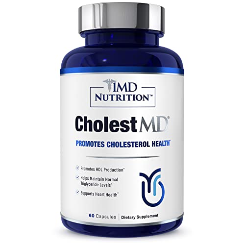 1MD Nutrition CholestMD - Support Healthy HDL & LDL Cholesterol Levels, Boost...