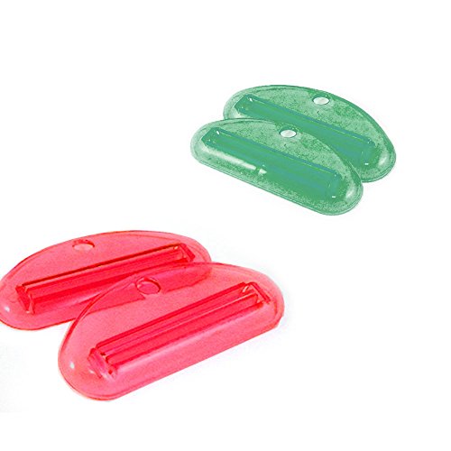 3 Ez Plastic Tube Squeezer Toothpaste Dispenser Holder Rolling Bathroom Extra...