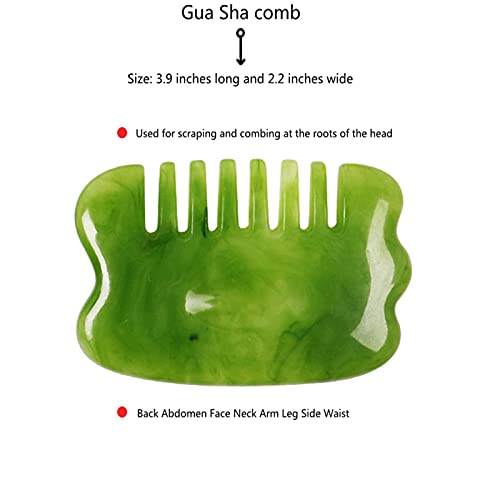 7 Pack Gua Sha Face Sculpting Tool Gua Sha Facial Tool for AntiAging Face Ski...