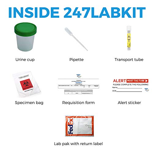 247Labkit at-Home STD Testing Kit for Men & Women | Gonorrhea & Chlamydia Tes...