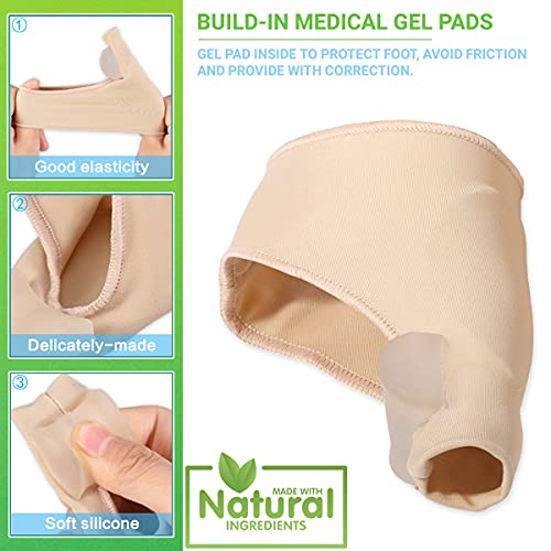 Bunion Corrector for Women Big Toe Straightener with Gel Pads | Bunion Protec...