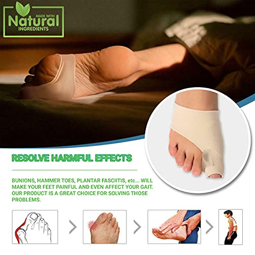 Bunion Corrector for Women Big Toe Straightener with Gel Pads | Bunion Protec...