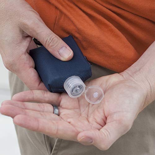 Travel Size Bottle Case, Hand Sanitizer Holder Carrier Bag - Portable Mini Wa...