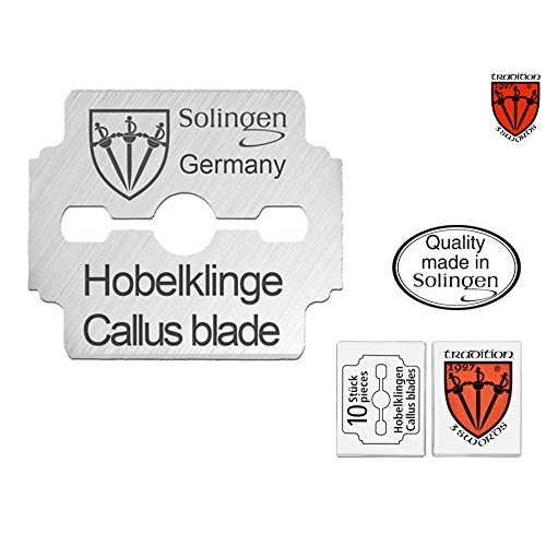 3 Swords Germany - 100 (10x10) PIECES replacement refill blades for callus re...