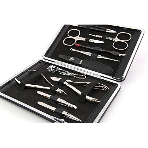 3 Swords Germany - brand quality 11 piece manicure pedicure grooming kit set ...