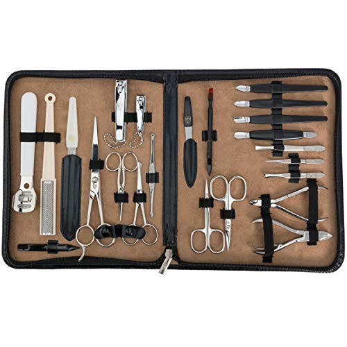3 Swords Germany - brand quality 23 piece manicure pedicure grooming kit set ...