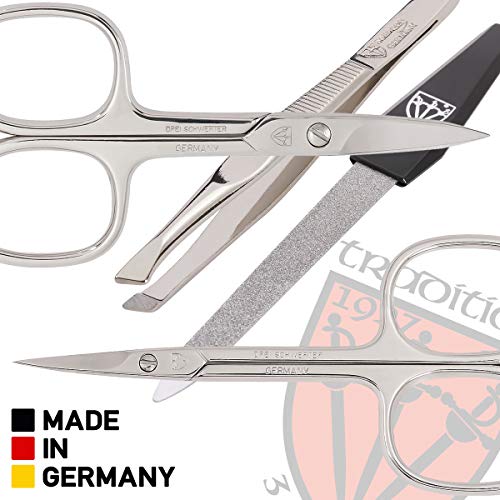 3 Swords Germany - brand quality 8 piece manicure pedicure grooming kit set f...