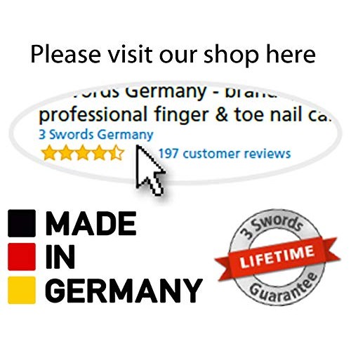 3 Swords Germany - brand quality SAPPHIRE NAIL FILE set (5 pcs.) with 3-way n...