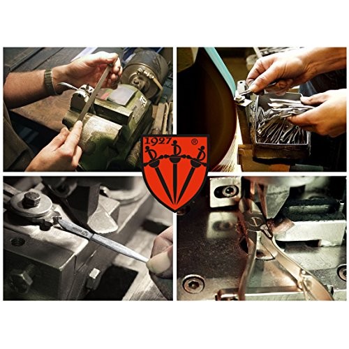 3 Swords Germany - brand quality STAINLESS STEEL INOX CURVED COMBINED CUTICLE...