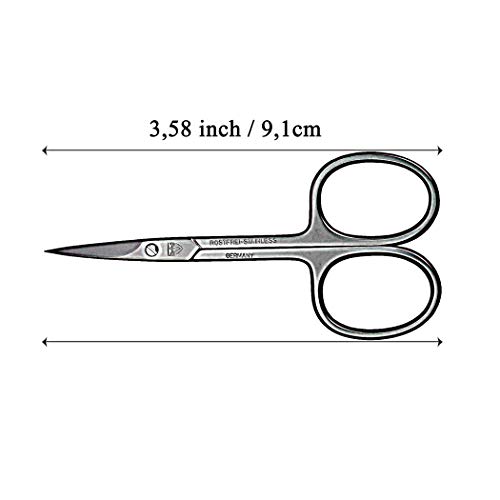 3 Swords Germany - brand quality STAINLESS STEEL INOX STRAIGHT CUTICLE SCISSO...