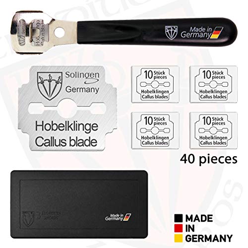 THREE SWORDS - Exclusive set - corn plane / callus remover with 10 blades - M...