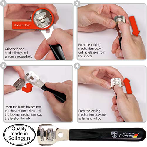 THREE SWORDS - Exclusive set - corn plane / callus remover with 10 blades - M...