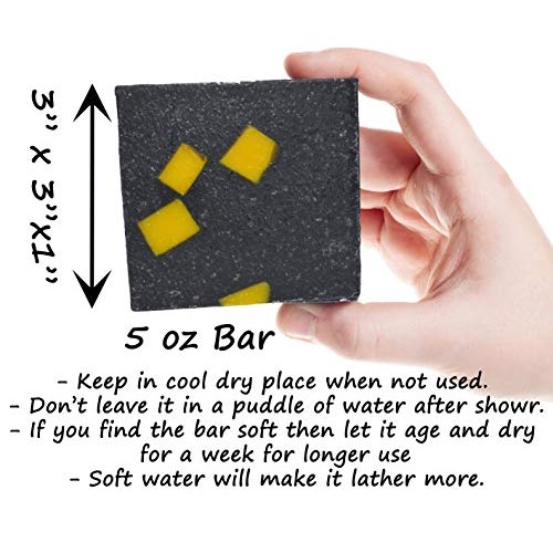 360Feel Men's Soap bar Handmade -Masculine fragrance-, Patchouli, Pine Tar wi...