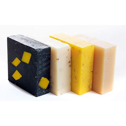 360Feel Men's Soap bar Handmade -Masculine fragrance-, Patchouli, Pine Tar wi...