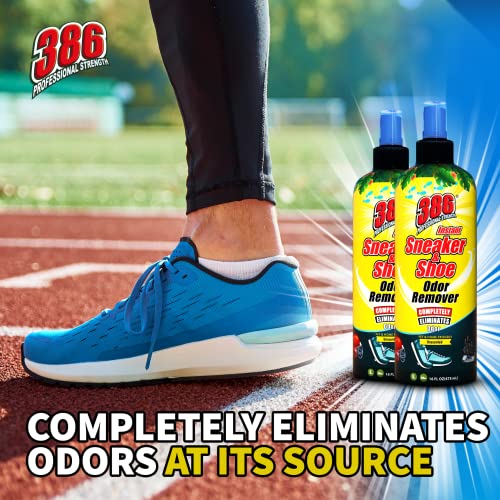 386 Professional Strength Shoe Odor Eliminator – 16Fl Oz Sneaker Odor Remover...