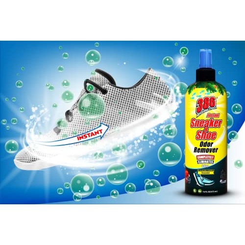386 Professional Strength Shoe Odor Eliminator – 16Fl Oz Sneaker Odor Remover...