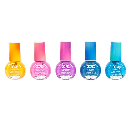 Three Cheers for Girls - Color Changing Nail Polish Set - Nail Polish Set for...