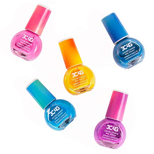 Three Cheers for Girls - Color Changing Nail Polish Set - Nail Polish Set for...