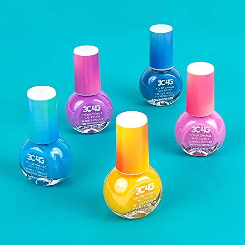 Three Cheers for Girls - Color Changing Nail Polish Set - Nail Polish Set for...