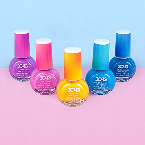 Three Cheers for Girls - Color Changing Nail Polish Set - Nail Polish Set for...
