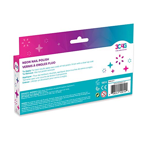 Three Cheers for Girls - Neon Nail Polish Set - Quick Dry Nail Polish for Gir...