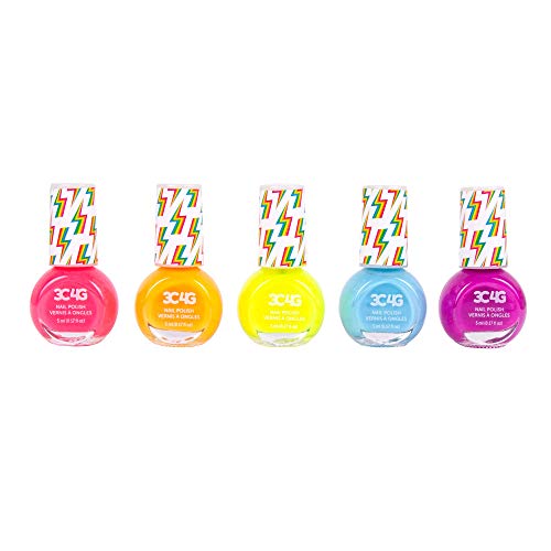 Three Cheers for Girls - Neon Nail Polish Set - Quick Dry Nail Polish for Gir...