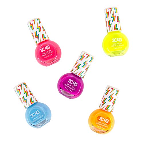 Three Cheers for Girls - Neon Nail Polish Set - Quick Dry Nail Polish for Gir...