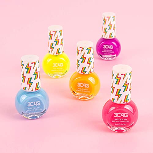 Three Cheers for Girls - Neon Nail Polish Set - Quick Dry Nail Polish for Gir...