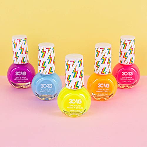 Three Cheers for Girls - Neon Nail Polish Set - Quick Dry Nail Polish for Gir...