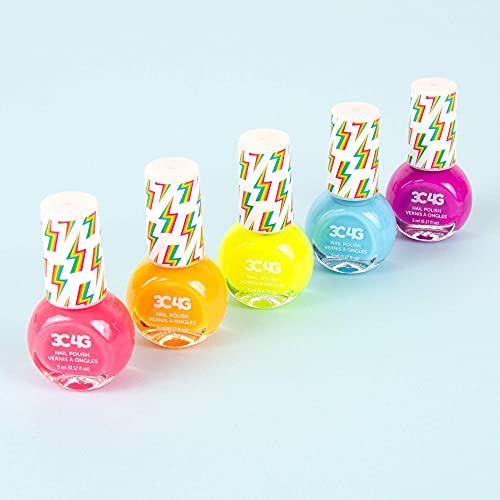 Three Cheers for Girls - Neon Nail Polish Set - Quick Dry Nail Polish for Gir...