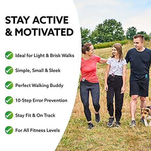 3DFitBud Simple Step Counter Walking 3D Pedometer with Clip and Lanyard, A420...