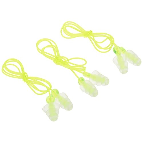 Peltor Sport Tri-Flange Corded Reusable Earplugs, 3-Pair Per Pack