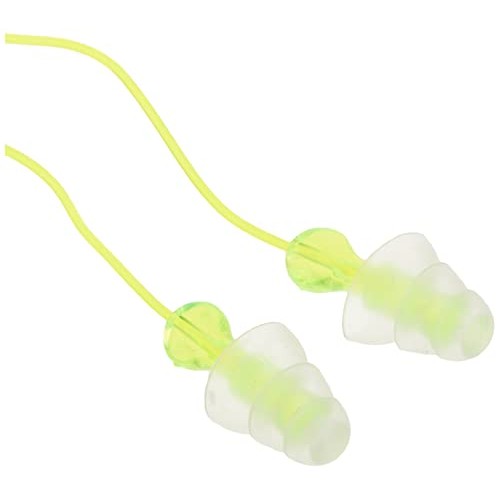Peltor Sport Tri-Flange Corded Reusable Earplugs, 3-Pair Per Pack