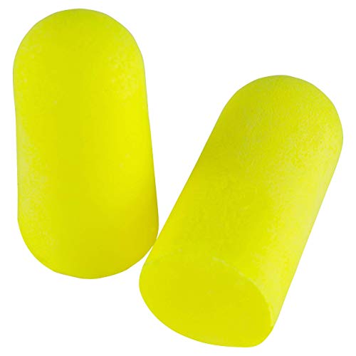 3M Ear Plugs, 200 Pairs/Box, E-A-Rsoft Yellow Neons 312-1250, Uncorded, Dispo...