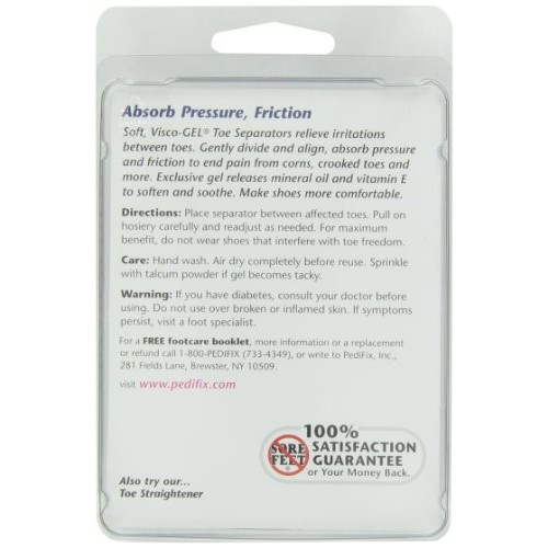 Pedifix Visco-gel Toe Separators, 1 Count