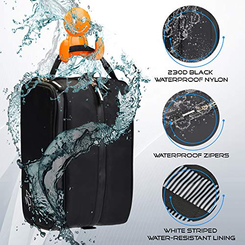 Toiletry Bag Dopp Kit for Men - Nylon Travel Toiletry Bag Waterproof Shower C...