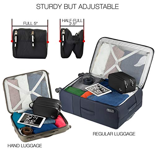 Toiletry Bag Dopp Kit for Men - Nylon Travel Toiletry Bag Waterproof Shower C...