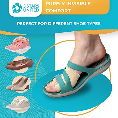 Bunion Corrector and Bunion Relief Sleeve - 2-Pack Gel Pads Hallux Valgus Cov...