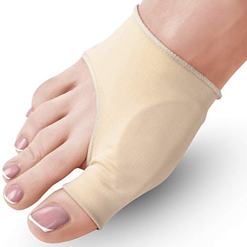 Bunion Corrector and Bunion Relief Sleeve - 2-Pack Gel Pads Hallux Valgus Cov...