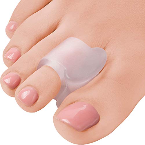 Silicone Toe Spacers for Feet - 6-Pack Gel Toe Separator Bunion & Hammer Toe ...